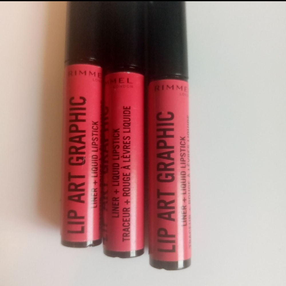 Rimmel lip art graphic
